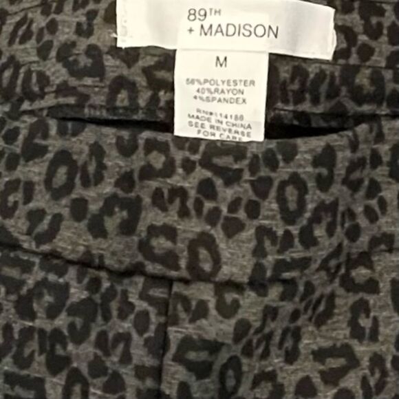 89TH + Madison Size Medium Elastic Flat Waist Pant - Picture 3 of 3